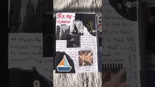 Six Of Crows  BOOK JOURNAL bookjournal books booktube journal scrapbooking viral inspiration [upl. by Lancelot]