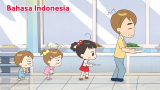 Bu aku ingin makan sampai kenyang  Hello Jadoo Bahasa Indonesia [upl. by Goldfinch]