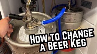 How to Change a Beer Keg  How to Change a Keg  How to Replace Keg [upl. by Hans626]