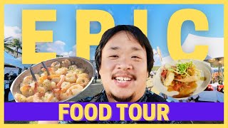 LARGEST Food Festival in East Honolulu Hawaii Amazing Food Tour [upl. by Sweeney894]