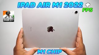 iPad Air M1 2022 5th Gen Unboxing and BGMI Test With FPS Meter 🔥 M1 Chip 🔥 [upl. by Hgielrac]