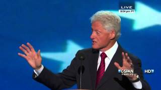 Bill Clinton speaks at the 2012 DNC CSPAN  Full Speech [upl. by Maryanna]