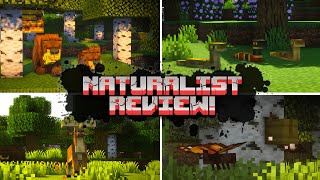 QUALITY ANIMAL MOD  NATURALIST MINECRAFT MOD REVIEW Chapter 1 [upl. by Aihsal639]