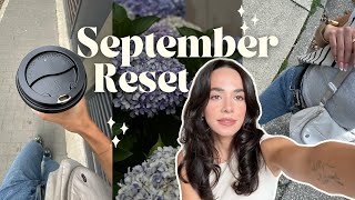 SEPTEMBER MONTHLY RESET ✨ budgeting books and goals [upl. by Ailene]