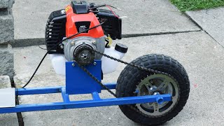 Homemade TRIMMER Scooter  DIY [upl. by Melone]