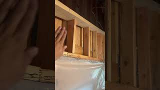 How to Insulate a Gable End Wall with a Scissor Truss Ceiling alaska offgrid building [upl. by Dusa977]