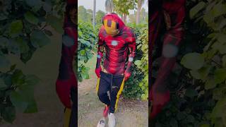 Iron man dressing ma back flip karta howa 100 viral video 🔥 United States youtubeshorts 😱😎👍￼￼ [upl. by Calli738]