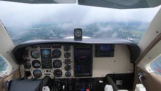 Instrument Approach into Niagara Falls in the Beech Bonanza [upl. by Anisirhc]