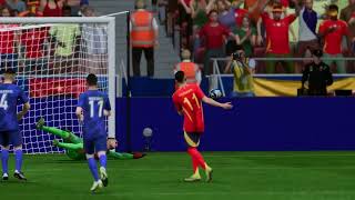 Serbie  Espagne My reactions and comments gameplay EA Sports FC 24 [upl. by Genvieve487]