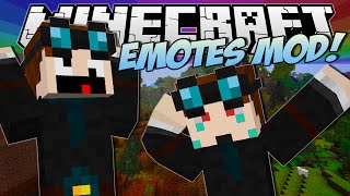 Minecraft  EMOTES MOD Become a Living Minecraft Emoji  Mod Showcase [upl. by Yema331]