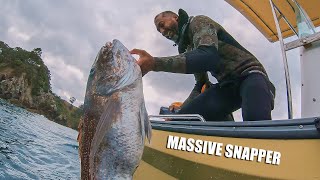 I Nearly Gave Up  SPEARFISHING MONSTER SNAPPER [upl. by Virg814]