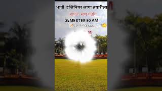 Semester exam JSPM College Engineers engineeringloversengineering viralshorts [upl. by Ahen]