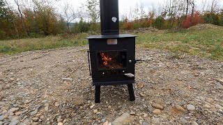 We Finally Have Heat Wood Stove Install in the Shed [upl. by Rudiger]