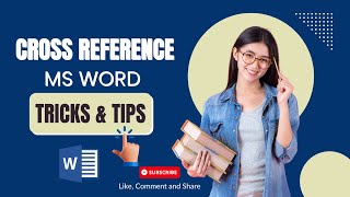 How to use Cross Reference in MS 👌✌️Word crossreference msword [upl. by Dwan]