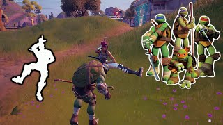 Salty Players Reacts To NEW Ninja Turtles Skins in Fortnite [upl. by Aisaim217]