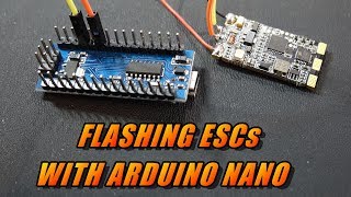 How To Flash ESCs With Arduino Nano [upl. by Einnalem]