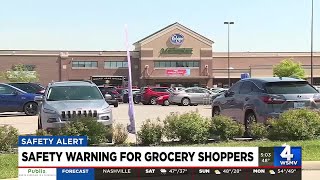 Safety warning for grocery shoppers [upl. by Yaf]