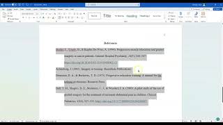 Formatting a Reference Page in APA style 7th Edition [upl. by Bollinger835]