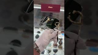 Cartier Core Range CT0330S 005 Sunglasses GoldGreen Gradient [upl. by Vaules229]