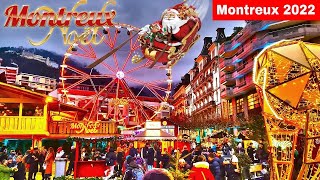 MONTREUX Switzerland  THE BEST CHRISTMAS MARKET  Night and Day 2022 [upl. by Price]