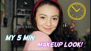 MAKEUP CUMA 5 MENIT SUPER CEPET  Amanda Rawles [upl. by Hairahcaz]