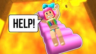 Roblox DO NOT FALL IN THE LAVA [upl. by Birgit658]