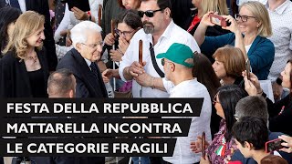 2 giugno Il Presidente Mattarella nei giardini del Quirinale [upl. by Sikes594]