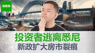 【澳洲房产】悉尼房价创新高 但市场裂痕出现 大批房产投资者正逃离悉尼 新政加速悉尼投资房抛售潮 新州经济表现全澳垫底比墨尔本还差【澳房策312】 [upl. by Enenstein440]