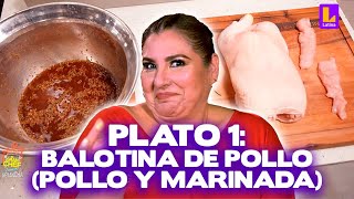 El Gran Chef PROGRAMA 30 de enero  Plato uno Balotina de pollo marinada  LATINA EN VIVO [upl. by Ynnub]