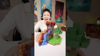 5 or 500 build 🤯👉choose your fav minecraft papercraft shorts [upl. by Silma]