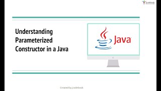 9 Understanding Parameterized Constructor in a Java [upl. by Yelnet]