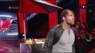 Dean Ambrose Saves John Cena from The Authority WWE RAW [upl. by Dot264]