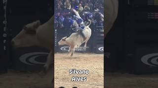 Silvano Alves at the PBR Teams Finals 2022 pbr cowboys rodeo [upl. by Oirasan]