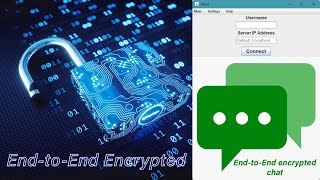 Creating an EndtoEnd encrypted Java ClientServer Chat application [upl. by Jandy]