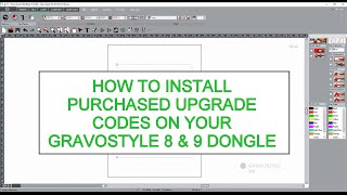 Applying Upgrade Codes to Gravostyle 8 amp 9 [upl. by Llemmart521]