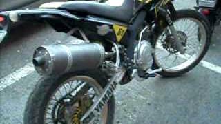 Yamaha XT 125 R With Yamaha R1 1999 Exhaust [upl. by Elmaleh]