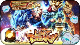 💎​ SUMMONS AL BANNER DE LIMIT BREAK 💎​ 600 Z POWERS DE LL Y 1K DE SPARKING 🥵​  Dragon Ball Legends [upl. by Airamak]