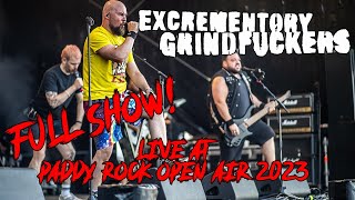 Excrementory Grindfuckers  Paddy Rock 2023 FULL SHOW [upl. by Matty]