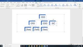 How to Make an Organisational Chart in Word Super Easy Step by Step Tutorial [upl. by Whorton]