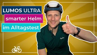 LUMOS Ultra im Test  Was kann der smarte Fahrradhelm mit Licht und Blinker Der beste Helm [upl. by Kcired747]