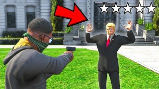 GTA 5 CAN FRANKLIN KILL THE PRESIDENT IN GTA 5 [upl. by Anirt]