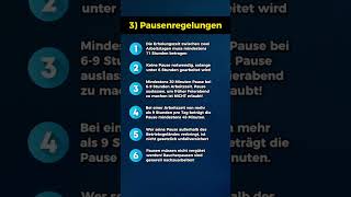 Arbeitsschutz Pausenregeln [upl. by Mad]