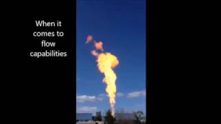 Propane Flare demo Muncie IN [upl. by Sirahc]