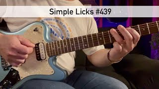 BOGO Pentatonic Lick  Simple Licks 439 [upl. by Nomelihp]