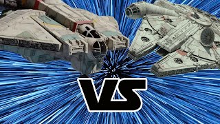 Millennium Falcon vs The Ghost [upl. by Willabella]