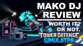 Mako DJ Skin Review Should You Buy It Or Not  Roblox TDS [upl. by Cochard]