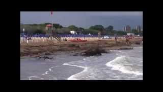 Lignano Sabbiadoro Strand nach dem Sturm [upl. by August]