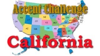 The California Accent  Accent Challenge [upl. by Tadeas]