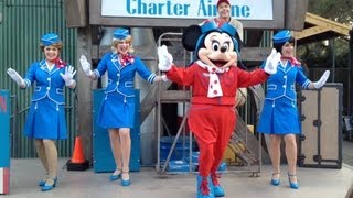 Minnies Fly Girls Charter Airline show at Disney California Adventure [upl. by Niaz]