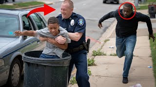 Racist Cop Throws Boy Into Trash—Collapses When He Finds Out Who the Dad Is [upl. by Sharma]